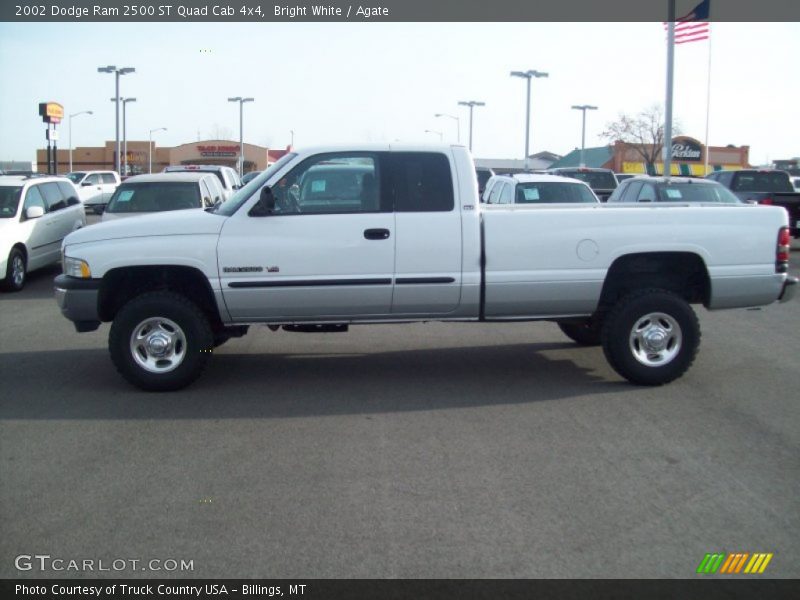 Bright White / Agate 2002 Dodge Ram 2500 ST Quad Cab 4x4