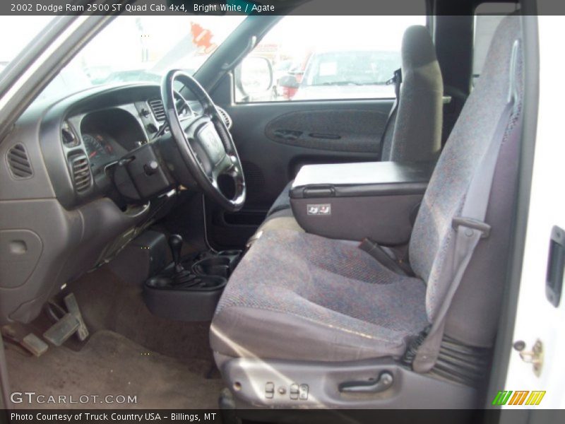 Bright White / Agate 2002 Dodge Ram 2500 ST Quad Cab 4x4