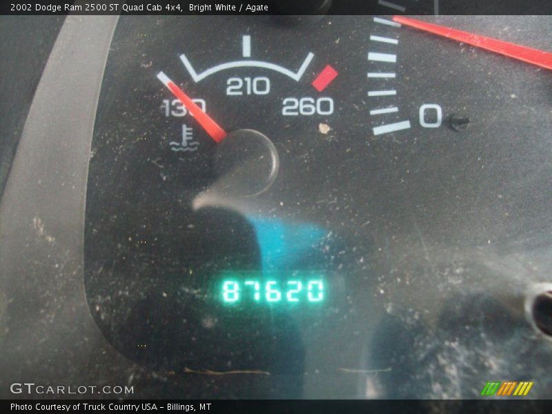 Bright White / Agate 2002 Dodge Ram 2500 ST Quad Cab 4x4