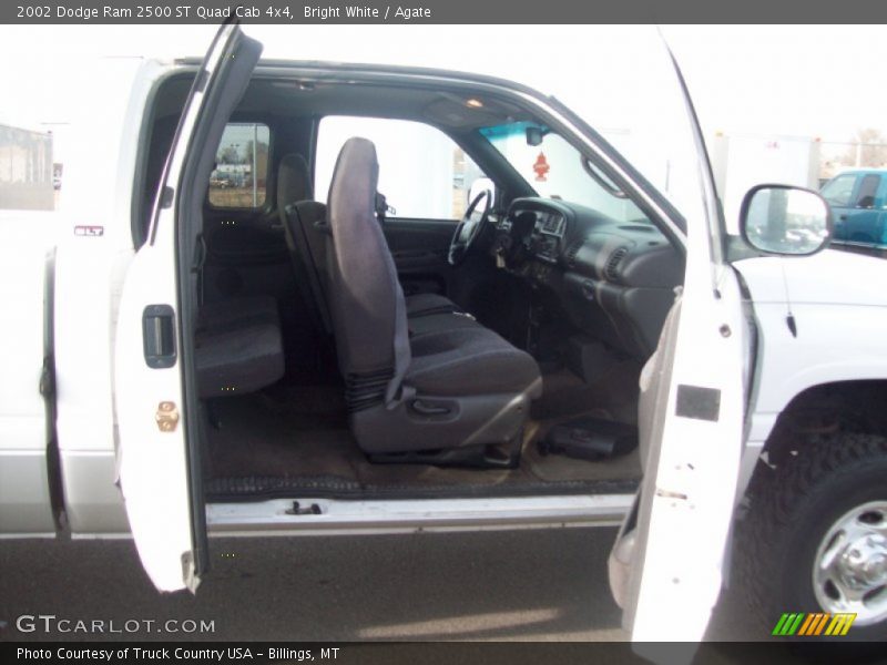 Bright White / Agate 2002 Dodge Ram 2500 ST Quad Cab 4x4