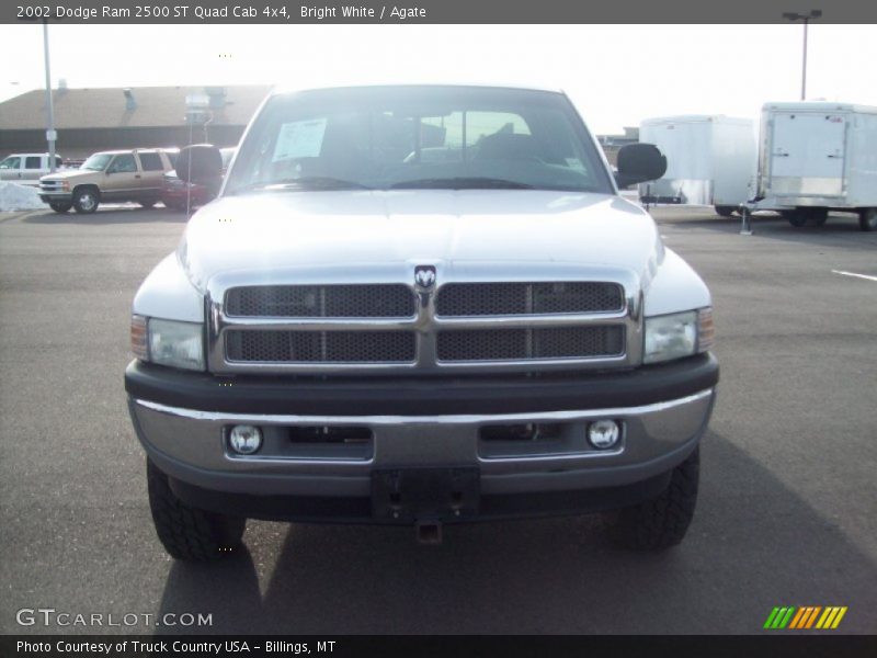 Bright White / Agate 2002 Dodge Ram 2500 ST Quad Cab 4x4