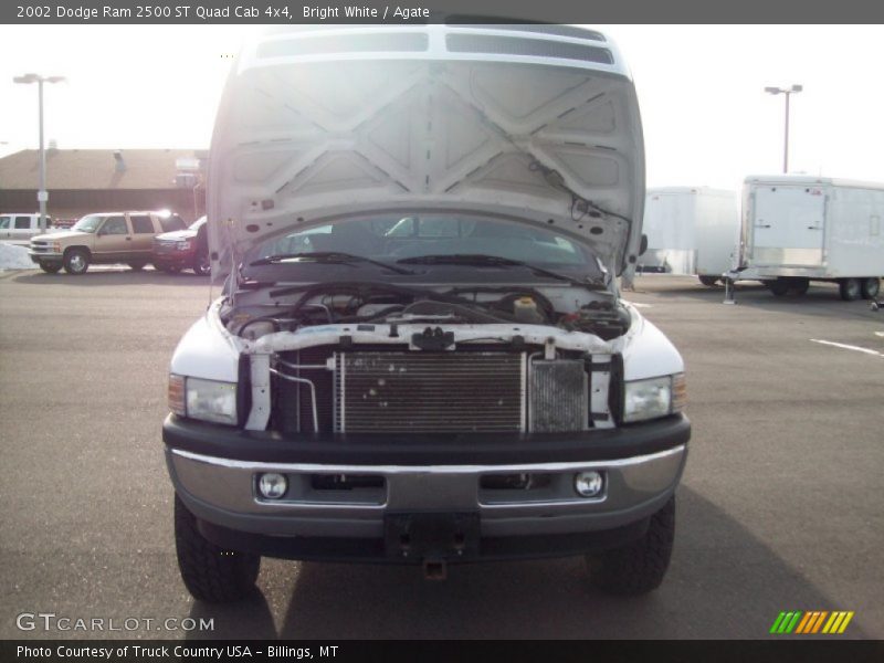 Bright White / Agate 2002 Dodge Ram 2500 ST Quad Cab 4x4