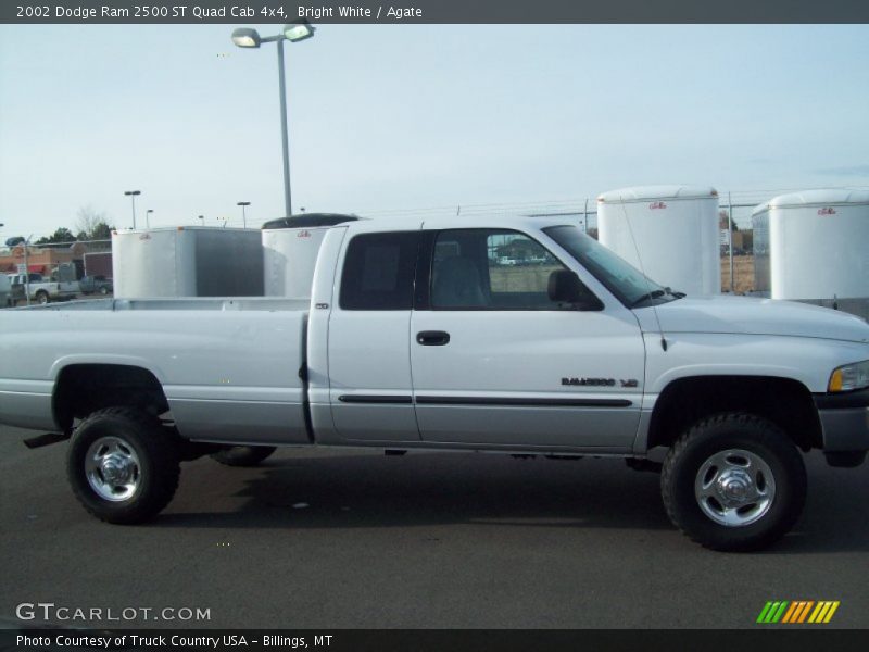 Bright White / Agate 2002 Dodge Ram 2500 ST Quad Cab 4x4