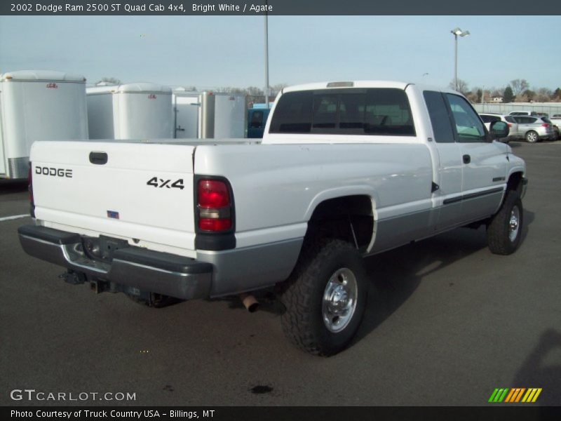 Bright White / Agate 2002 Dodge Ram 2500 ST Quad Cab 4x4