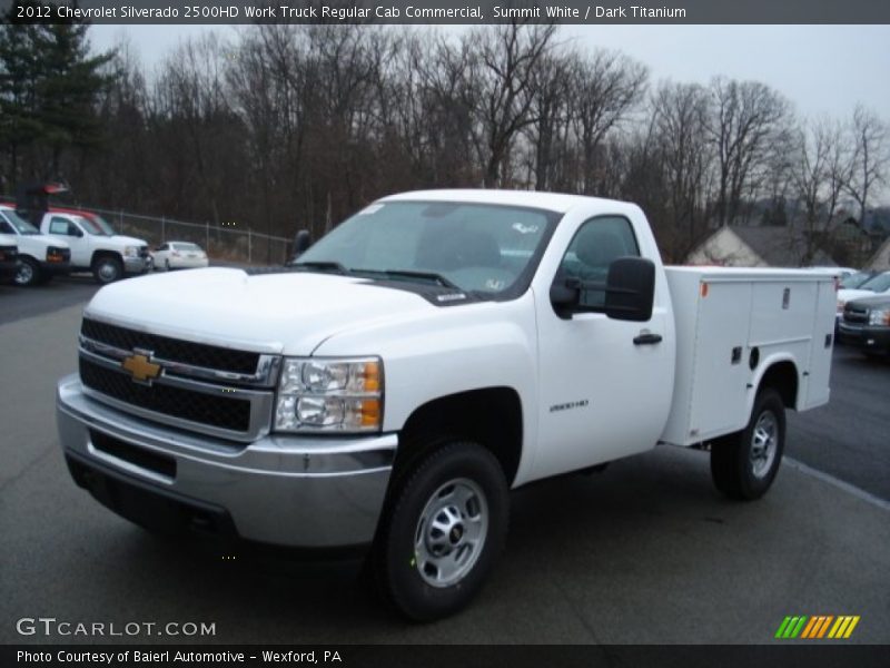 Front 3/4 View of 2012 Silverado 2500HD Work Truck Regular Cab Commercial