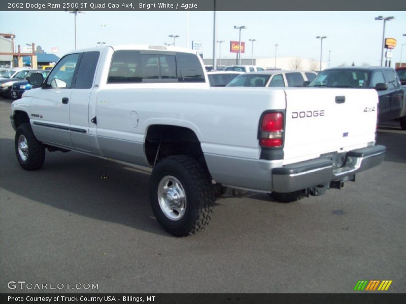 Bright White / Agate 2002 Dodge Ram 2500 ST Quad Cab 4x4