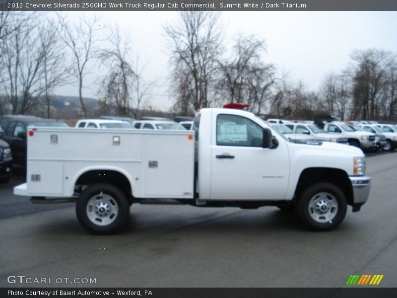 Summit White / Dark Titanium 2012 Chevrolet Silverado 2500HD Work Truck Regular Cab Commercial