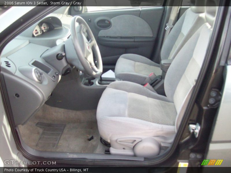 Storm Gray / Gray 2006 Saturn ION 3 Sedan