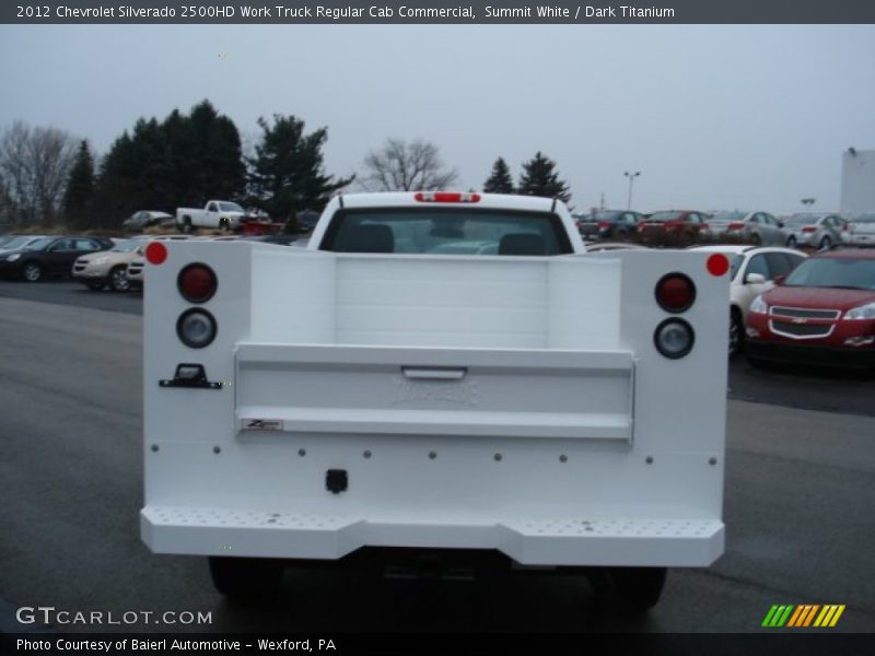 Summit White / Dark Titanium 2012 Chevrolet Silverado 2500HD Work Truck Regular Cab Commercial