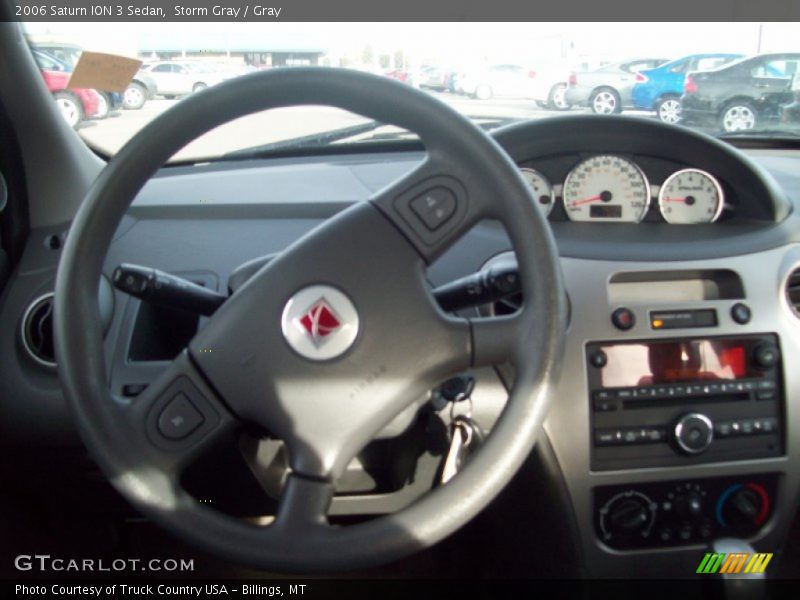 Storm Gray / Gray 2006 Saturn ION 3 Sedan