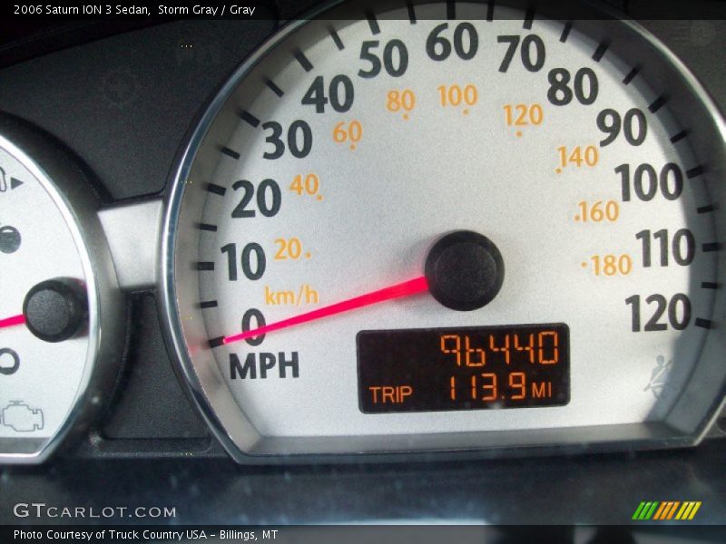 Storm Gray / Gray 2006 Saturn ION 3 Sedan