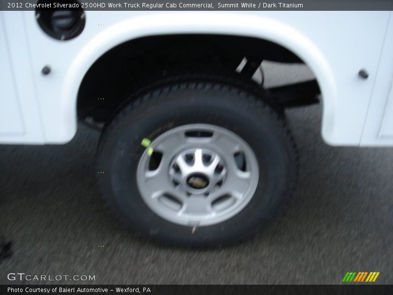Summit White / Dark Titanium 2012 Chevrolet Silverado 2500HD Work Truck Regular Cab Commercial