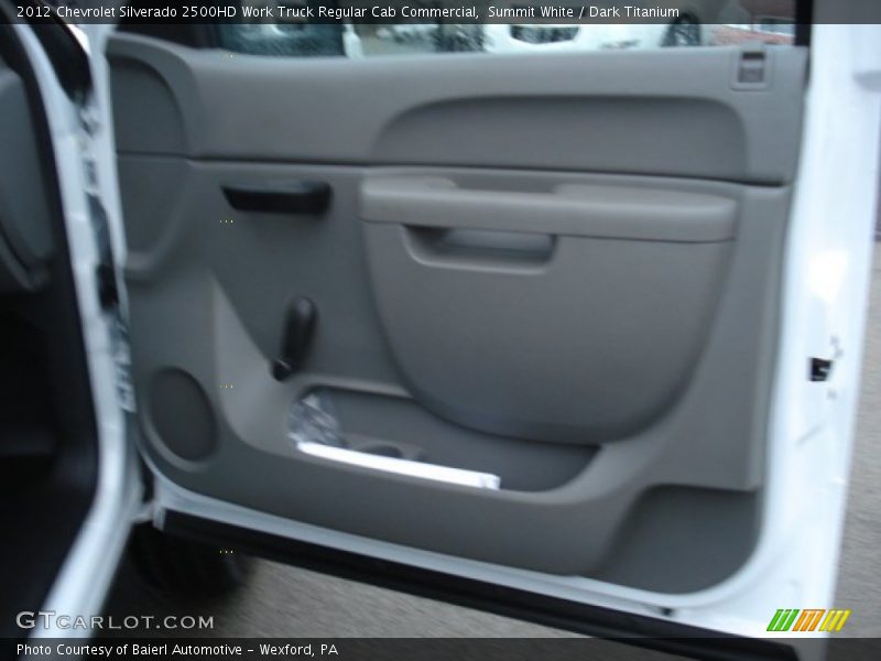Summit White / Dark Titanium 2012 Chevrolet Silverado 2500HD Work Truck Regular Cab Commercial