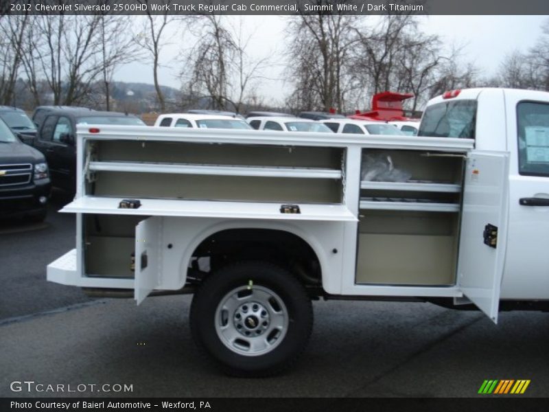 Summit White / Dark Titanium 2012 Chevrolet Silverado 2500HD Work Truck Regular Cab Commercial
