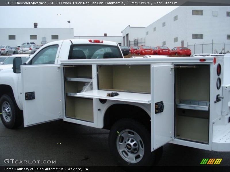 Summit White / Dark Titanium 2012 Chevrolet Silverado 2500HD Work Truck Regular Cab Commercial