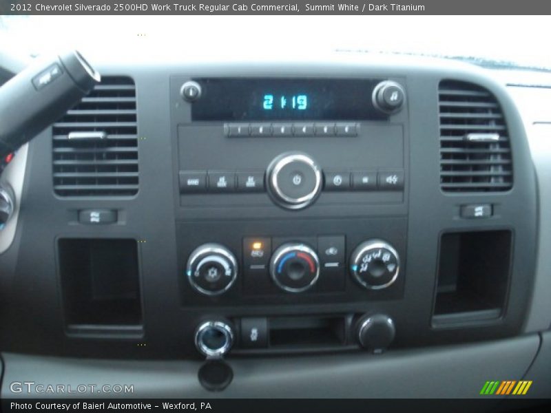 Summit White / Dark Titanium 2012 Chevrolet Silverado 2500HD Work Truck Regular Cab Commercial