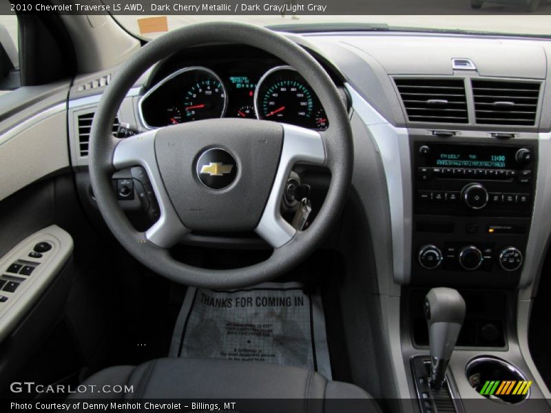 Dashboard of 2010 Traverse LS AWD
