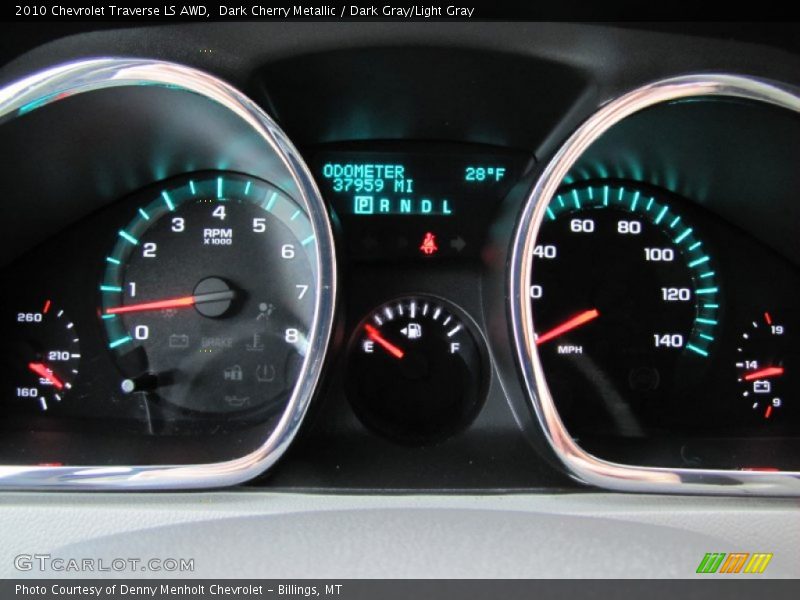 2010 Traverse LS AWD LS AWD Gauges