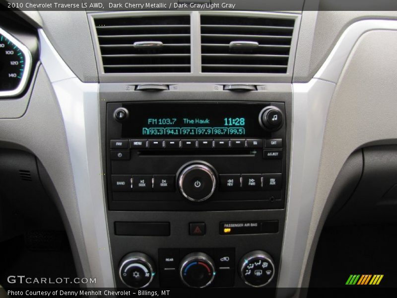 Audio System of 2010 Traverse LS AWD