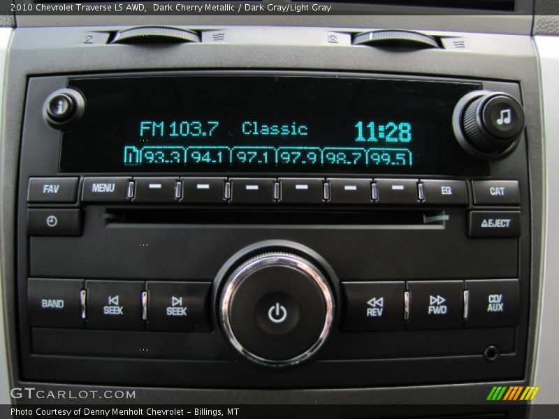 Audio System of 2010 Traverse LS AWD