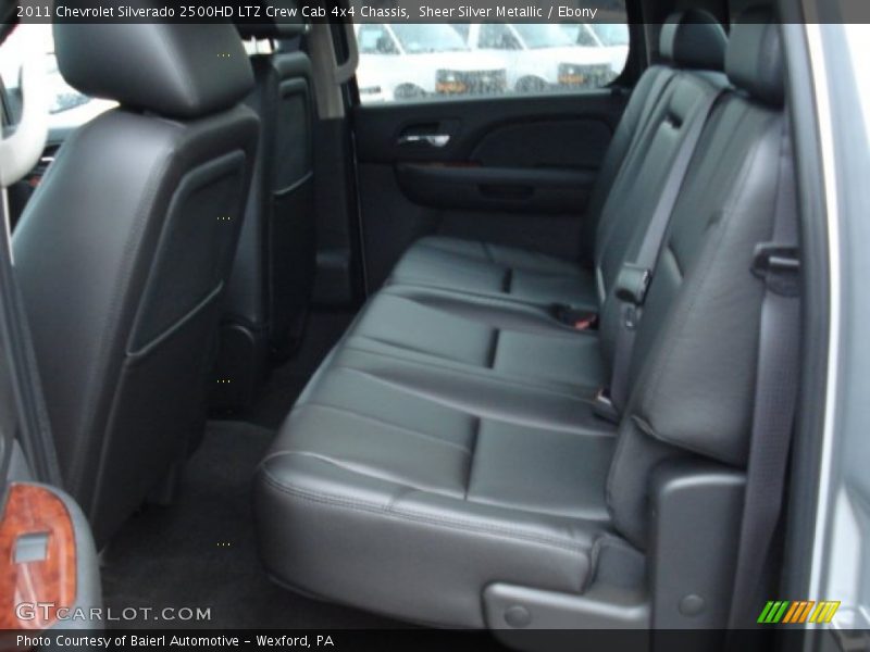  2011 Silverado 2500HD LTZ Crew Cab 4x4 Chassis Ebony Interior