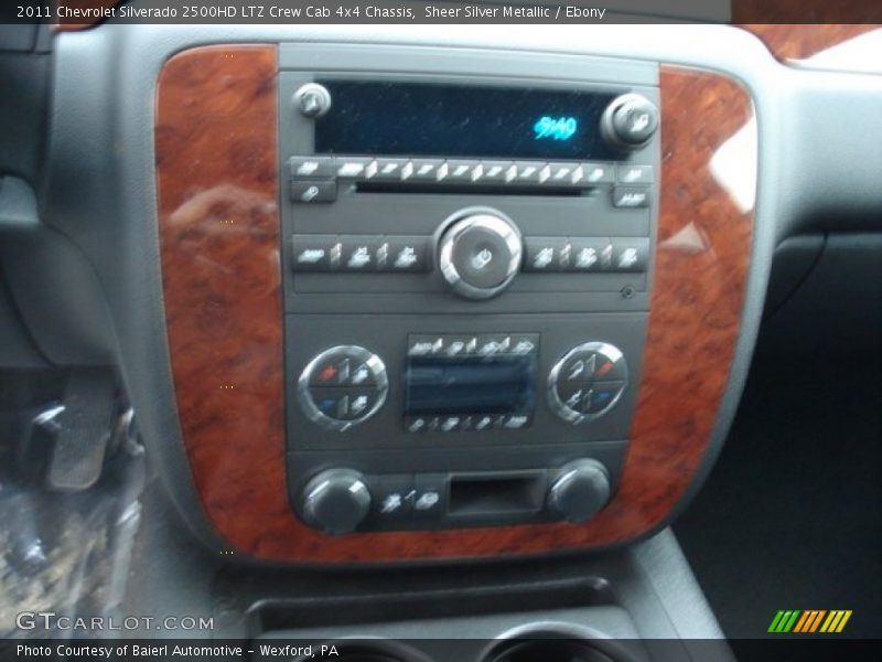 Sheer Silver Metallic / Ebony 2011 Chevrolet Silverado 2500HD LTZ Crew Cab 4x4 Chassis