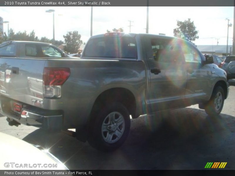 Silver Sky Metallic / Black 2010 Toyota Tundra CrewMax 4x4