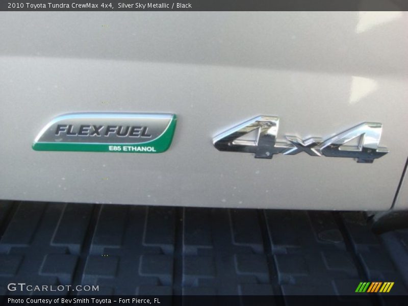Silver Sky Metallic / Black 2010 Toyota Tundra CrewMax 4x4