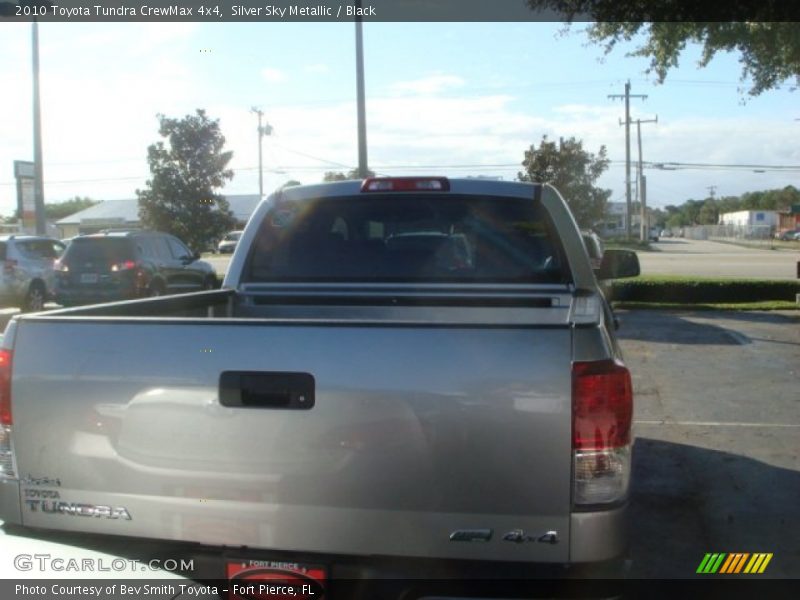 Silver Sky Metallic / Black 2010 Toyota Tundra CrewMax 4x4