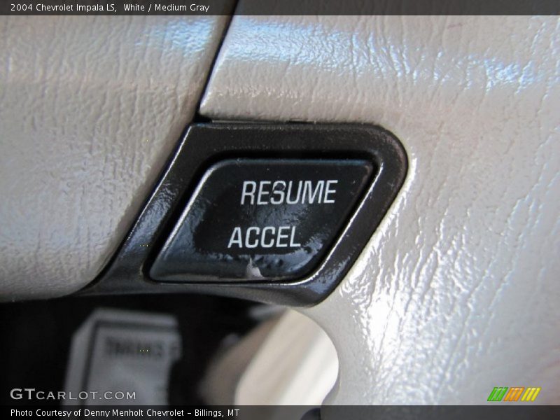 White / Medium Gray 2004 Chevrolet Impala LS