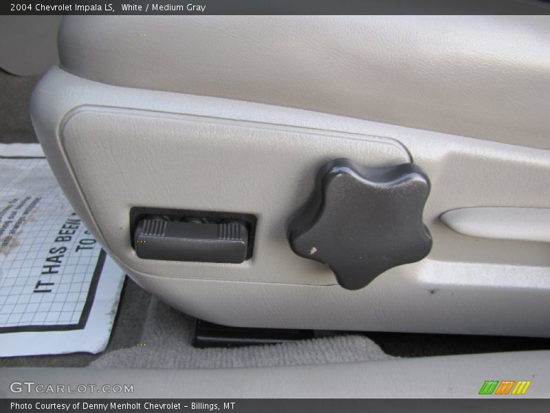 White / Medium Gray 2004 Chevrolet Impala LS