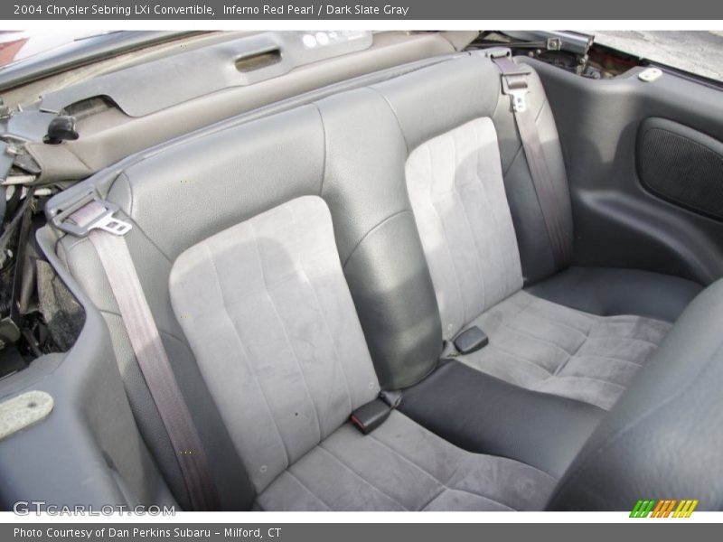 Inferno Red Pearl / Dark Slate Gray 2004 Chrysler Sebring LXi Convertible