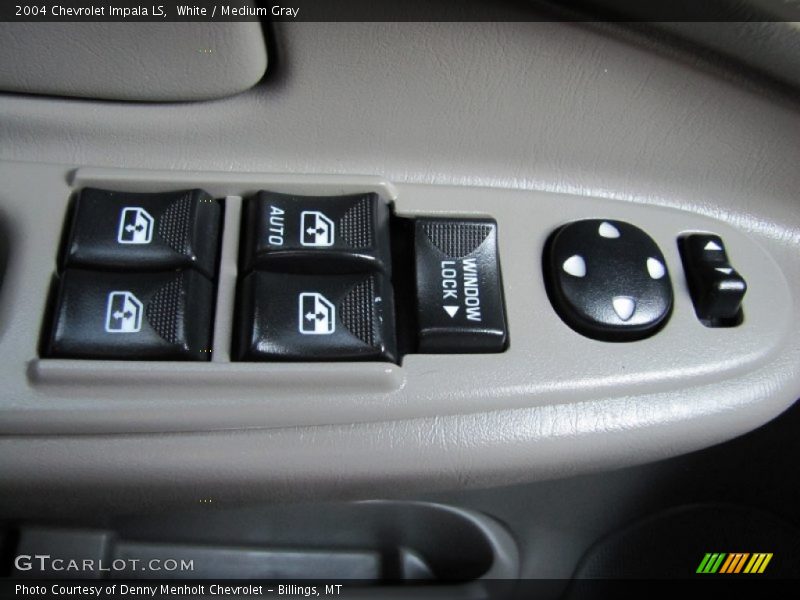 White / Medium Gray 2004 Chevrolet Impala LS