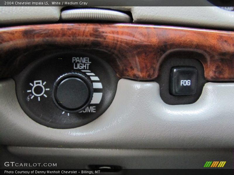 White / Medium Gray 2004 Chevrolet Impala LS