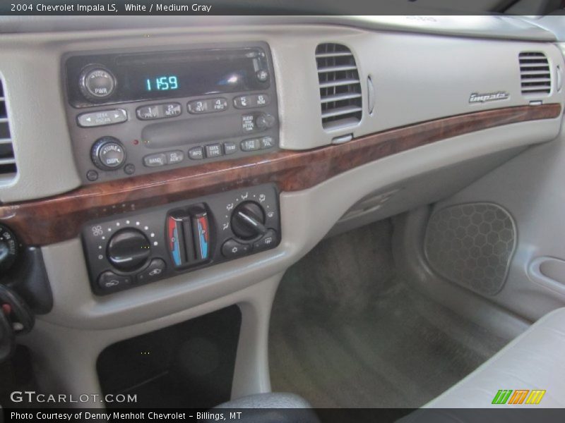 White / Medium Gray 2004 Chevrolet Impala LS