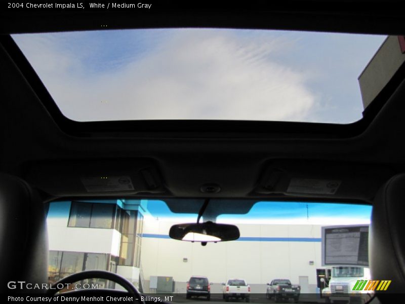 White / Medium Gray 2004 Chevrolet Impala LS