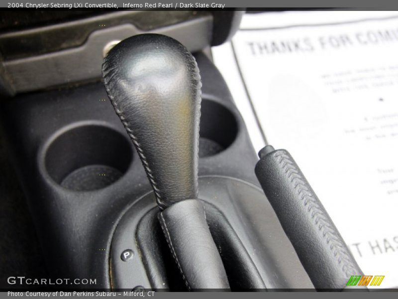 Inferno Red Pearl / Dark Slate Gray 2004 Chrysler Sebring LXi Convertible