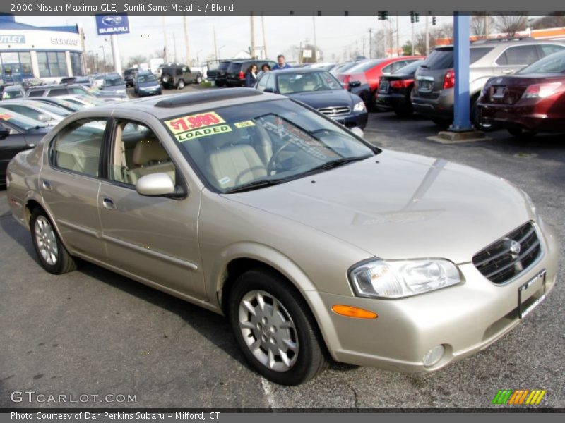 Sunlit Sand Metallic / Blond 2000 Nissan Maxima GLE