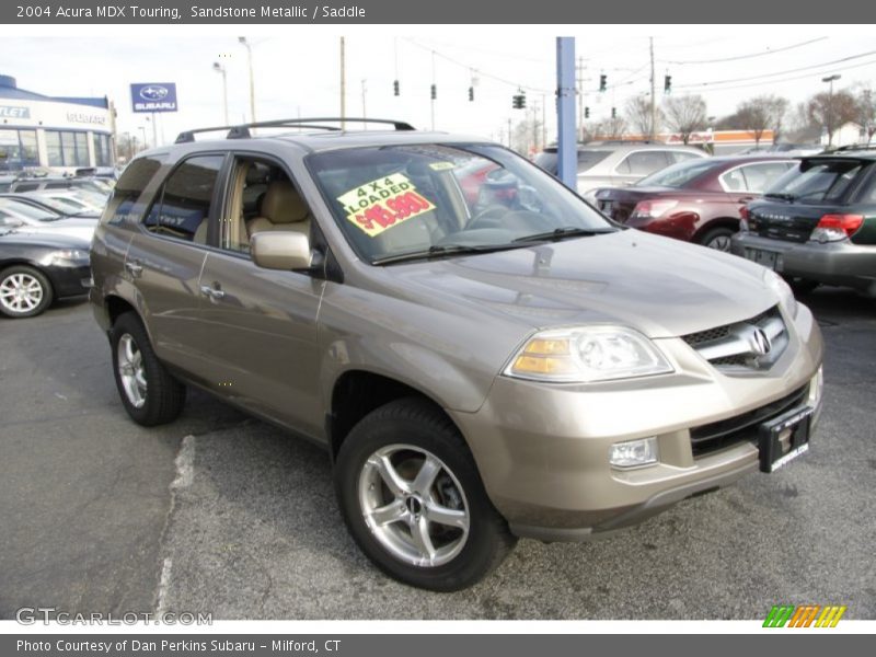 Sandstone Metallic / Saddle 2004 Acura MDX Touring