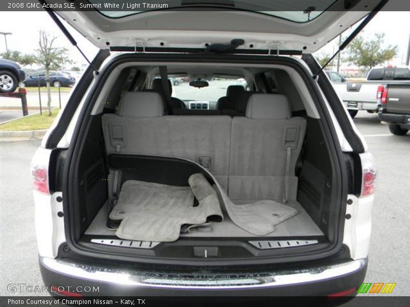 Summit White / Light Titanium 2008 GMC Acadia SLE