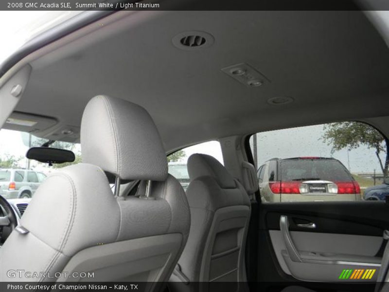 Summit White / Light Titanium 2008 GMC Acadia SLE