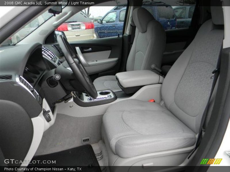 Summit White / Light Titanium 2008 GMC Acadia SLE