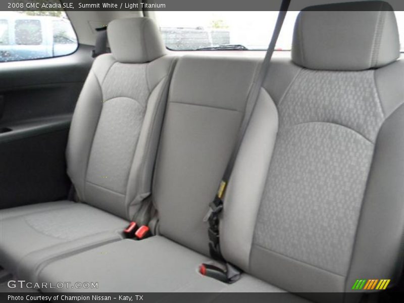 Summit White / Light Titanium 2008 GMC Acadia SLE