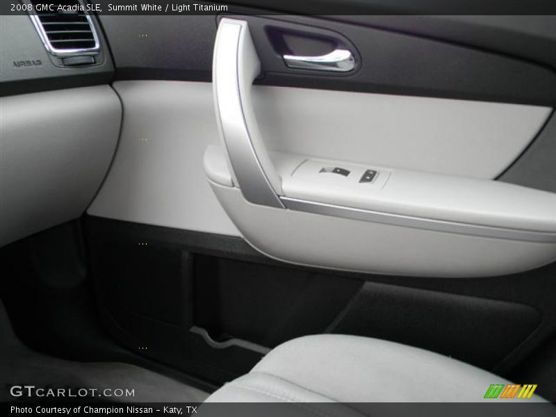Summit White / Light Titanium 2008 GMC Acadia SLE