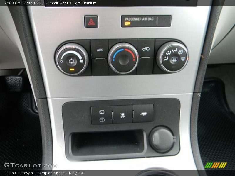 Summit White / Light Titanium 2008 GMC Acadia SLE