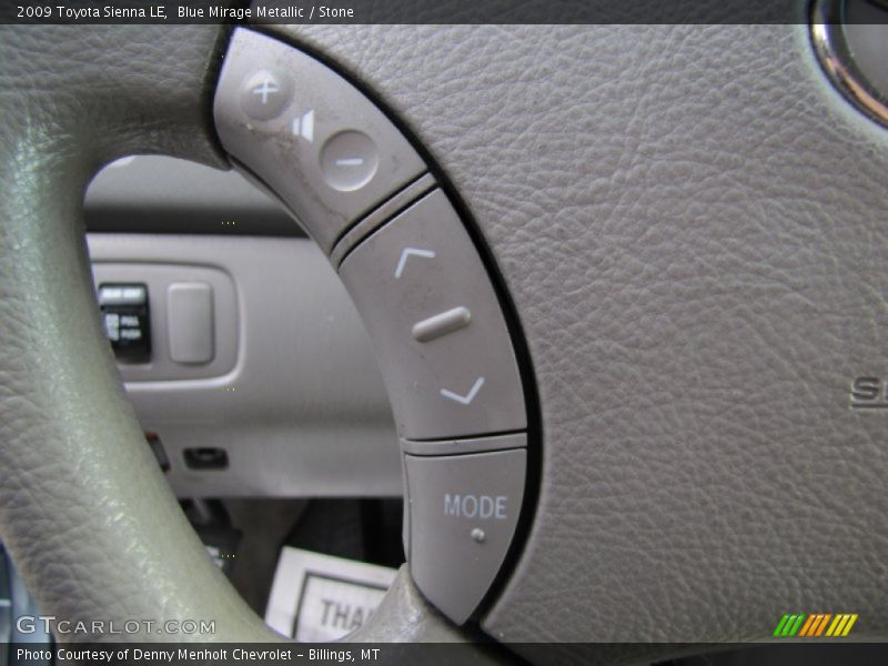 Blue Mirage Metallic / Stone 2009 Toyota Sienna LE