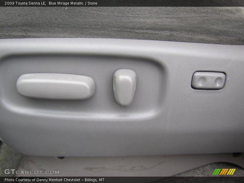 Blue Mirage Metallic / Stone 2009 Toyota Sienna LE