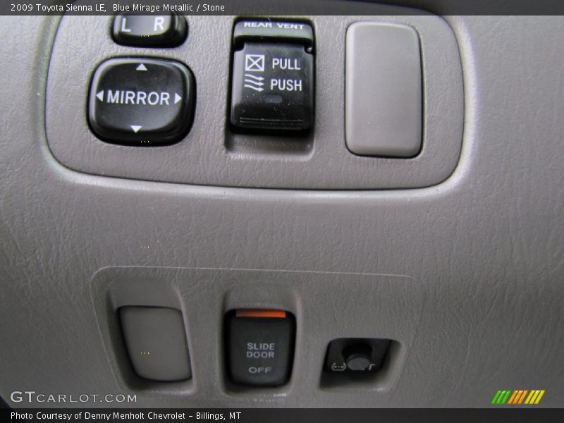 Blue Mirage Metallic / Stone 2009 Toyota Sienna LE