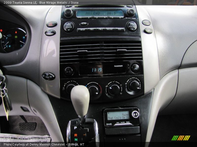 Blue Mirage Metallic / Stone 2009 Toyota Sienna LE