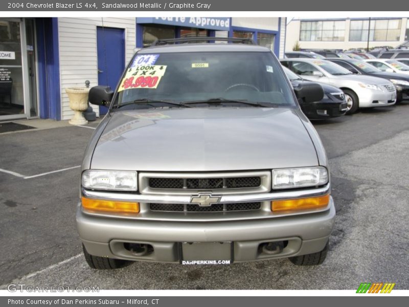Sandalwood Metallic / Graphite Gray 2004 Chevrolet Blazer LS 4x4